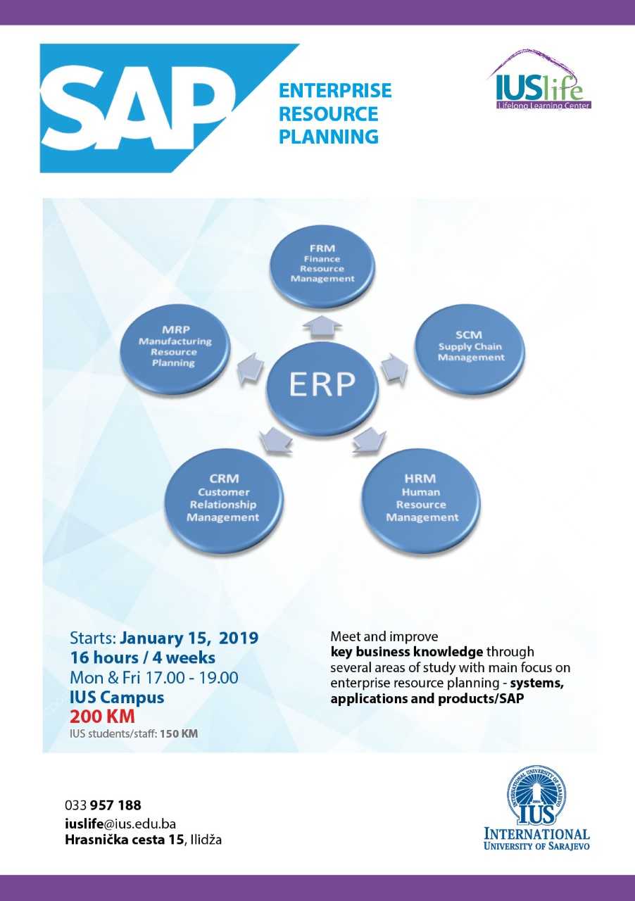 SAP Enterprise Resource Planning Course